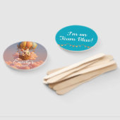 Gender Reveal Hand Fan, Bunny Balloon It’s a Boy ハンドファン (組立なし)