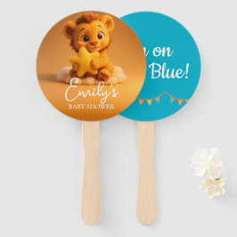 Gender Reveal Hand Fan, Little Lion. It’s a Boy ハンドファン