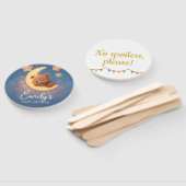 Gender Reveal Hand Fan, Teddy Bear. Neutral Team ハンドファン (組立なし)