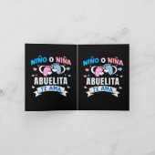 Gender Reveal in Spanish 招待状 (内部)