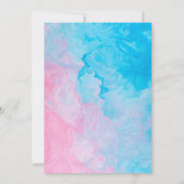 Gender Reveal Invitation 招待状 (裏面)