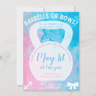 Gender Reveal Invitation 招待状