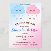 Gender Reveal Invitation Card 招待状 (正面)