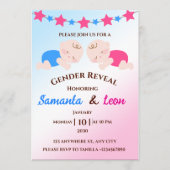 Gender Reveal Invitation Card 招待状 (正面)