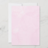 Gender reveal Invitation with a motorcycle  招待状 (裏面)