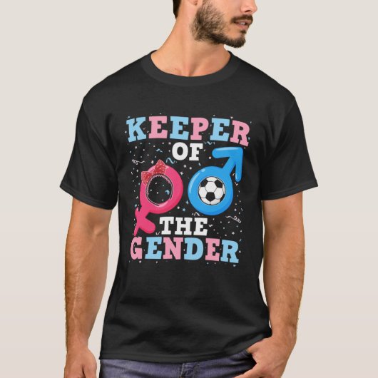 Gender Reveal Keeper Of The Gender Parenthood Socc Tシャツ (正面)