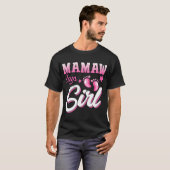 Gender Reveal Mamaw氏が言うGirl Matching Familyベビー Tシャツ (正面フル)