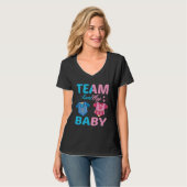 Gender Reveal Of Team Healthy Baby Party Supplies Tシャツ (正面フル)