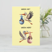 GENDER REVEAL PARTY 招待状 (スタンド正面)