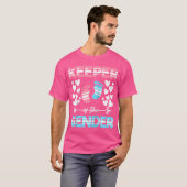Gender Reveal Party Keeper Of The Gender 	 Basebal Tシャツ (正面フル)