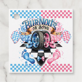 Gender Reveal Party Pink Blue フェイバータグ