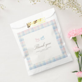 Gender Reveal Pink Blue Teddy Bear Favor Bags フェイバーバッグ