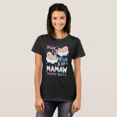 Gender Reveal Pink or Blue Mamaw Loves You Tシャツ (正面フル)