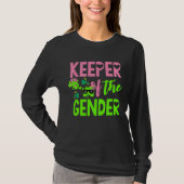 Gender Reveal St Patricks Day Funny Keeper of the Tシャツ (正面)