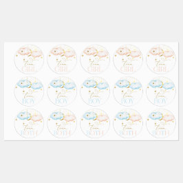 Gender Reveal Stickers、Team Boy、Team Girl ラベル