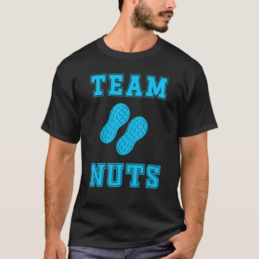 Gender Reveal Team Nuts Boy Matching Family Baby P Tシャツ (正面)