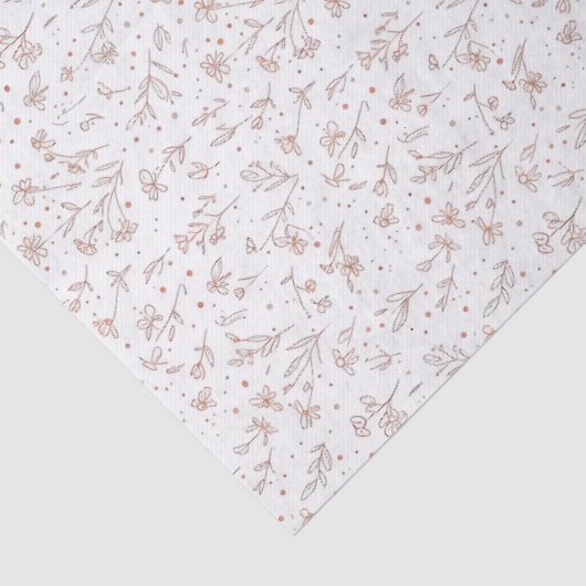 Gender Reveal Tissue Paper - Boho Floral 薄葉紙 (詳細)