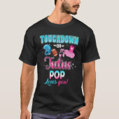 Gender Reveal Touchdowns Or Tutus Pop Matching Bab Tシャツ (正面)