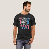 Gender Reveal Twins Quote for a Gender Reveal Mom  Tシャツ (正面フル)