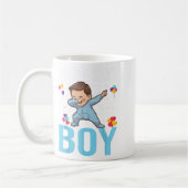 Gender Reveal Uncle Says Boy Matching Family Baby  コーヒーマグカップ (左)