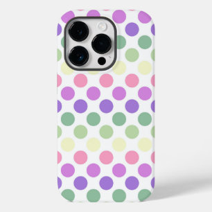 Genderfaeはっきりしたプライドフラグの色の水玉模様 Case-Mate iPhone 14 Proケース