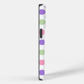 Genderfaeはっきりしたプライドフラグの色の水玉模様 Case-Mate iPhoneケース (裏面 / 右)