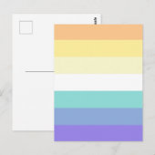 Genderfaun Pride Flag ポストカード (正面/裏面)