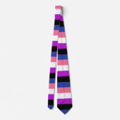 Genderfluidフラグタイ ネクタイ (裏面)