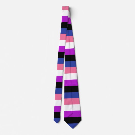 Genderfluidフラグタイ ネクタイ (裏面)