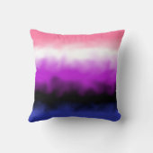 Genderfluidフラグ装飾用クッション クッション (裏面)