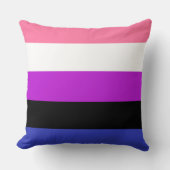 Genderfluidフラグ クッション (正面)