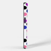 Genderfluidプライドフラグカラー水玉模様 Case-Mate iPhoneケース (裏面 / 右)