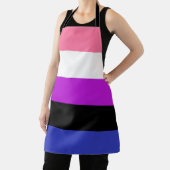Genderfluidプライドフラグ エプロン (インサイチュ)