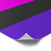 Genderfluidプライドフラグ ポスター (角)