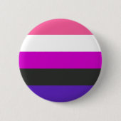 Genderfluidプライドフラグ 缶バッジ (正面)