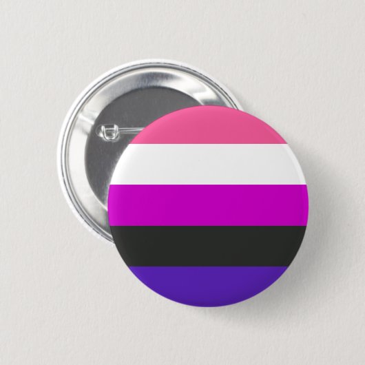 Genderfluidプライドフラグ 缶バッジ (正面&裏面)
