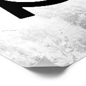 Genderfluid Gender Symbol ポスター (角)