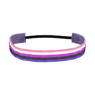 Genderfluidity Pride flag Athletic Headband アスレチックヘッドバンド