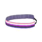Genderfluidity Pride flag Athletic Headband アスレチックヘッドバンド (右)