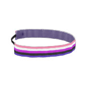 Genderfluidity Pride flag Athletic Headband アスレチックヘッドバンド (左)