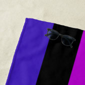 Genderfluidity Pride flag Beach Towel ビーチタオル (インサイチュ)