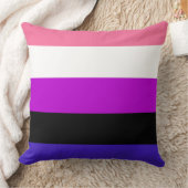 Genderfluidity pride flag design クッション (ブランケット)