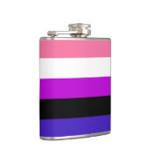 Genderfluidity Pride flag Flask フラスク (右)