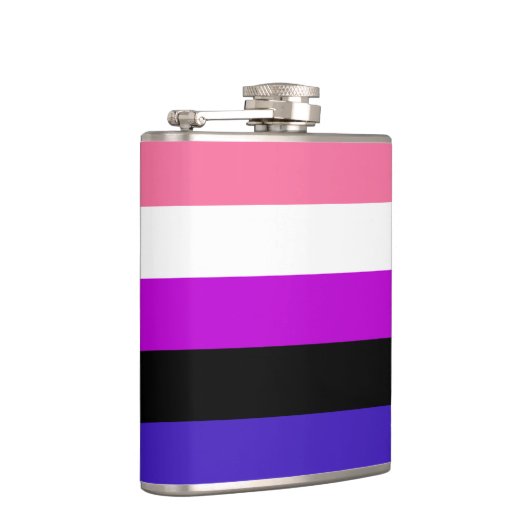 Genderfluidity Pride flag Flask フラスク (右)