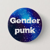 Genderpunkカスタマイズ可能な銀河系ID 缶バッジ (正面)
