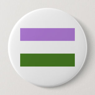 Genderqueerのプライドの旗 缶バッジ