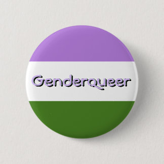 Genderqueerのプライドボタン 缶バッジ