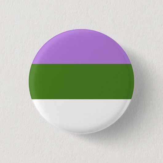 GENDERQUEERのプライド 缶バッジ (正面)