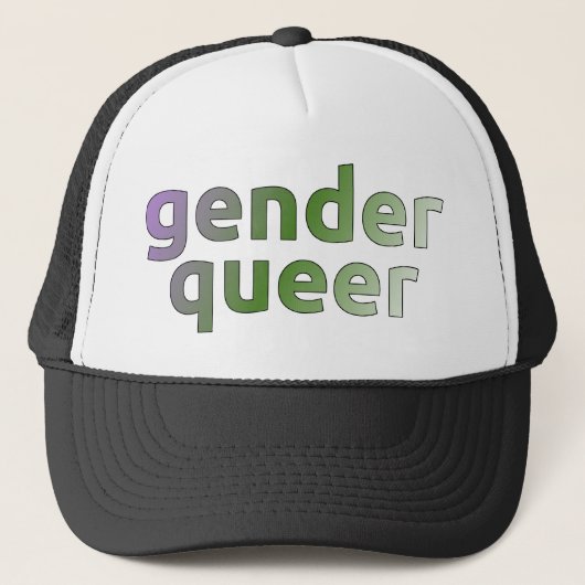 Genderqueerの帽子 キャップ (正面)