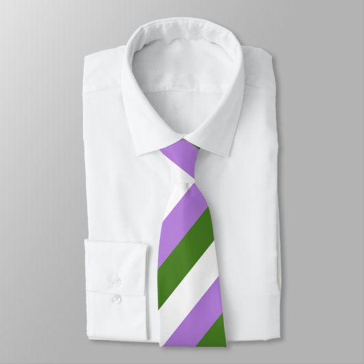 Genderqueerの旗 ネクタイ (タイ)